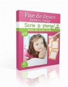 Scrie si sterge - Fise de desen pentru fetite