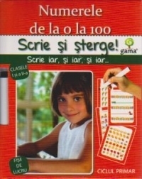 Scrie si sterge! Numerele de la 0 la 100