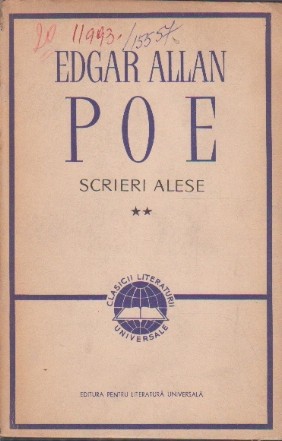 Scrieri alese, Volumul al II-lea - E.A. Poe