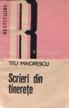 Scrieri din tinerete (1858 1862)