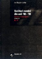 SCRIITORI ROMÂNI DIN ANII DICTIONAR