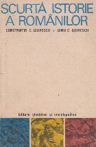 Scurta istorie romanilor pentru tineret