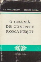 O seama de cuvinte romanesti