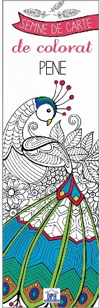 Semne de carte de colorat - Pene