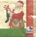 Servetele Mos Craciun cu daruri (Set 20 buc.)