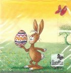 Servetele de Paste - Iepuras si ou colorat (Set 20 buc.)