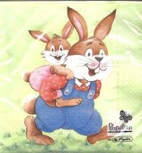 Servetele de Paste - Iepurasi desenati (Set 20 buc.)