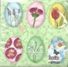 Servetele de Paste - Oua motive florale (Set 20 buc.)