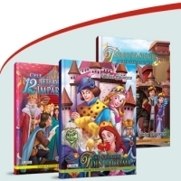 Set 3 carti Basme si Povesti Romanesti (Cele 12 fete de imparat, Fat-Frumos din lacrima, Tinerete fara batranete si viata fara de moarte)