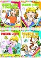 Set 4 carti gradinita 5-6/7 ani (Limba si comunicare, Om si societate, Stiinte-Activitate matematica, Stiinte-