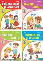 Set 4 carti gradinita nivel 5-6 ani - EDITIA 2013 (Limba si comunicare, Stiinte-Activitate matematica, Stiinte-Cunoasterea mediului, Om si societate)