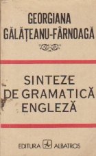 Sinteze Gramatica Engleza