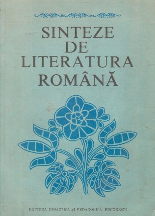 Sinteze de literatura romana