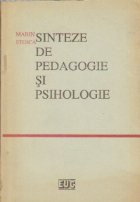 Sinteze pedagogie psihologie