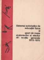 Sistemul activitatilor educatie fizica sport