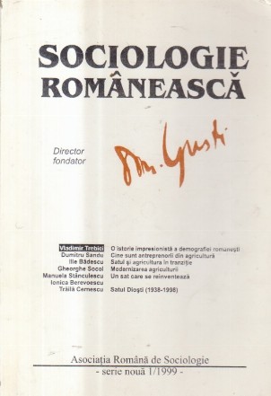 Sociologie romaneasca, Nr. 1/1999