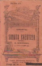 coperta Sonata Kreutzer (Traducere de M. Gheorghiu, Editura Universala Alcalay)