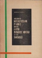 Specificul diferentelor psihice dintre copiii