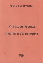 Statica Constructiilor Structuri static determinate