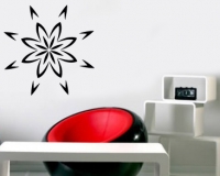 Sticker decorativ Floare cu sensuri 60x60