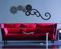 Sticker decorativ Floral 60x172