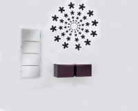 Sticker decorativ Stea de stelute 60x60