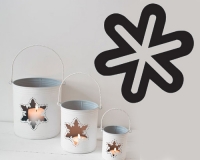 Sticker decorativ  Steluta  vesela 60x60