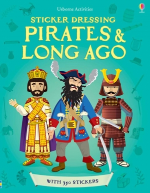 Sticker dressing pirates and long ago