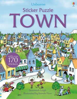 Sticker puzzle town