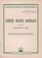 Stiinte silvice generale Volumul III