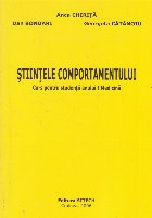 Stiintele comportamentului. Curs pentru studentii anului I Medicina