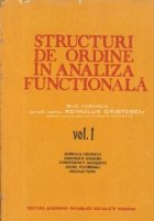 Structuri ordine analiza functionala Volumul