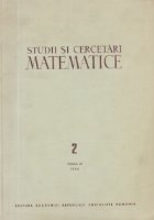 Studii cercetari matematice Tomul 18/1966