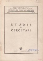 Studii si cercetari (Seria I, Vol. XII)