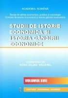 Studii istorie economica istoria gandirii