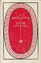 Studii literare, 2 - G. Ibraileanu
