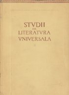 Studii de literatura universala, Volumul al II-lea