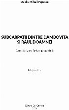 Subcarpaţii dintre Dâmboviţa şi Râul