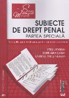 Subiecte drept penal partea specială