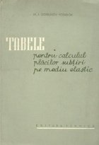 Tabele pentru calculul placilor subtiri pe mediu elastic (Traducere din limba rusa)