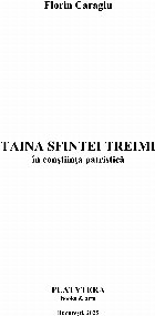 Taina Sfintei Treimi în conştiinţa