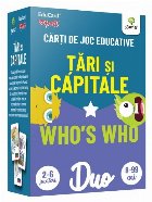 coperta Tari si capitale - Who\'s who. Carti de joc educative