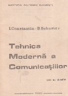 Tehnica moderna a comunicatiilor