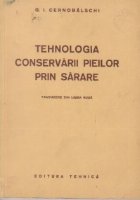 Tehnologia conservarii pieilor prin sarare (traducere din limba rusa)
