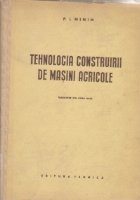 Tehnologia construirii de masini agricole (traducere din limba rusa)