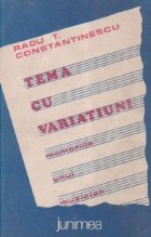 Tema variatiuni memoriile unui muzician