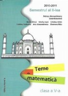 Teme de matematica - Clasa a V-a, Semestrul al II-lea