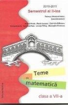 TEME DE MATEMATICA CLASA A VII-A SEMESTRUL AL II-LEA