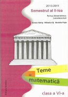 Teme de matematica (clasa a VI-a, semestrul al II-lea, 2010-2011)