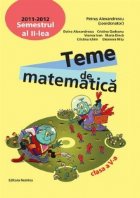 Teme matematica Clasa semestrul lea